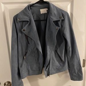 Small LUSH suede blue jacket